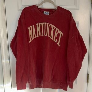 Comfort Colors Nantucket Burnt Red Crewneck Sweater